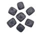 Tumbled stones from Gabbro, Merlinite or mystic Merlinite from Madagascar, cut in India.