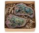 Géode Cristal de roche Titaniumaura  XXL en boxe cadeau / USA