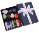 Gift set with 7 gemstone points and 7 gemstone trailers. Packed in beautiful gift box.