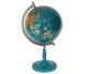 Edelstein Globe in Türkis mit 36 anderen Edelsteinen (Kugel 360mm)