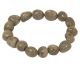 Gray (green) Preseli nugget bracelet from the Stonehenge region in England.