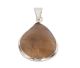 Rutilated quartz pendant in real silver.