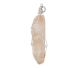 Golden healer crystal from Arkansas / USA, in luxury silver wire pendant (