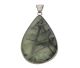 Prehnite with Tourmaline pendant from Mali