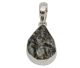 Astrofyllite from Langesundfjord, Norway. in 925/000 silver pendant. Unique & single copy
