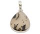 Montana Agate from America in 925/000 silver pendant. Unique & single copy