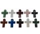 Ankch cross pendants (35x25 mm) in 10 gemstone types