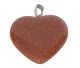 Goldstone Heart Pendant (large) 