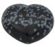 Coeur sphérique (25-27mm) en Obsidienne flocons de neige de Utah - Amerique