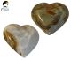 Pakistani Onyx handmade hearts of 75mm.