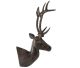 Deer trophy wall bronze from Canada
