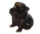 Bronzen mastino hond. Handgegoten op Java.