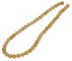 Collier boule en Azeztulite Jaune (40cm/8mm boules) USA