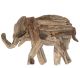 Elephant fait de la dérive ou du bois flotté