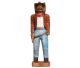 Wooden Cowboy entirely handmade in Southern Mexico (from the 1970s)