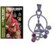 (48) Mudra and Yoga Symbolism pendant. Handmade in India.