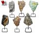 Bestseller package with 50 pieces of Indonesian minerals mounted on pin.