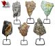 Bestsellerpakket met 50 stuks Indonesische mineralen op pin gemonteerd.