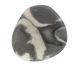 Achat (mit fossilen Muscheln) China, flacher Stein