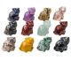 Sitting cats made of real gemstone 30mm.