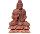 Kwanyin seated wooden image (B21 x H32 x D10 cm)