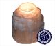 Seleniet IJsberg theelicht houder afkomstig uit Marokko. (ong. 100x80 mm)