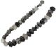 Tourmaline Quartz Freeform faceted necklace from Brazil