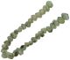Prehnite Freeform faceted with Tourmaline Inclusions necklace from Mali