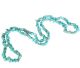Split turquoise necklace 90 cm 