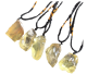 Necklace with pendant of Citrine 30-40mm