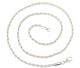 3 mm twisted chain 40cm to be used for e.g. stone pendants etc (gold colored metal).