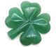 Four-leaf clover from gemstone in various gemstone types, handmade.