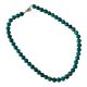 Chrysocolla Kogelcollier 8mm met sluitwerk  