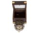 Compass in luxury wooden storage box