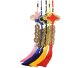 Luxury Tassel pendant with Chinese coins. Total length of this pendant is 27 cm.