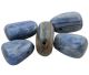 Kyaniet ofwel Blauwe Distheen (Brazilië) doorboorde druppelhanger (ongeveer 25x18mm) ZELDZAAM