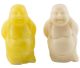 Lächelnder Buddha in Bernstein (Größe 80 x 45 mm.)