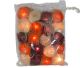 Lamp garland cotton balls XXL with 20 roses 