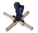 Lapis Lazuli engelgenerator met vier Bergkristallen pendels