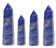 Lapis Lazuli punten van 4-5 cm in hoogte.