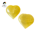 Lemon Calcite hand cut heart from Pakistan.