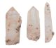 Lemurian crystals with round, red iron crystals, Couto de Magalhães, Br  (NEW DISCOVERED IN 2018)
