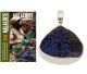 Azurite with Malachite from Morenci America 925/000 silver pendant. Unique & single copy