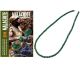 Malachite bullet necklace (40cm / 4mm ball size) from Zaire (Belgian Congo)