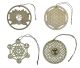 Wooden handmade lucky symbols (pendants) 14cm