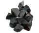 Schöner schwarzer natürlicher Hämatit von Ferros in Minas Gerais Brazil.