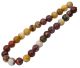 Mookaite bullet necklace (40cm / 14mm ball size) from Australia