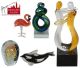 Verre de Murano SUPER OFFRE avec 15 figurines assorties de 5 variétés.