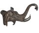Olifant wandtrophee (TOPSTUK!) brons uit Canada