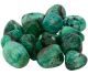 Chrysocolla tumbled stones (20-30mm) from Peru